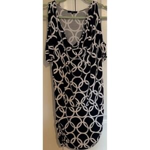 Women's Tart navy‎ and white print sundress size small